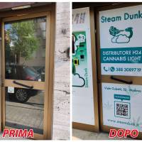 steam-dunk-allestimento-applicazione-vetrate-porta